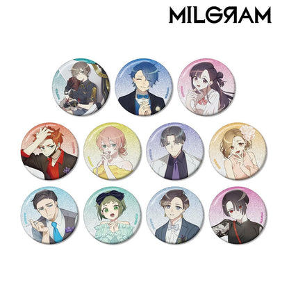 MILGRAM 生日ver.&休息中ver. 亮片徽章 全套BOX（11包）