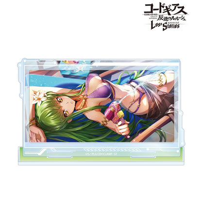 反叛的ルルーシュ（反叛的魯路修） 神秘夏日造型系列 C.C. 帶配件大號亞克力立牌
