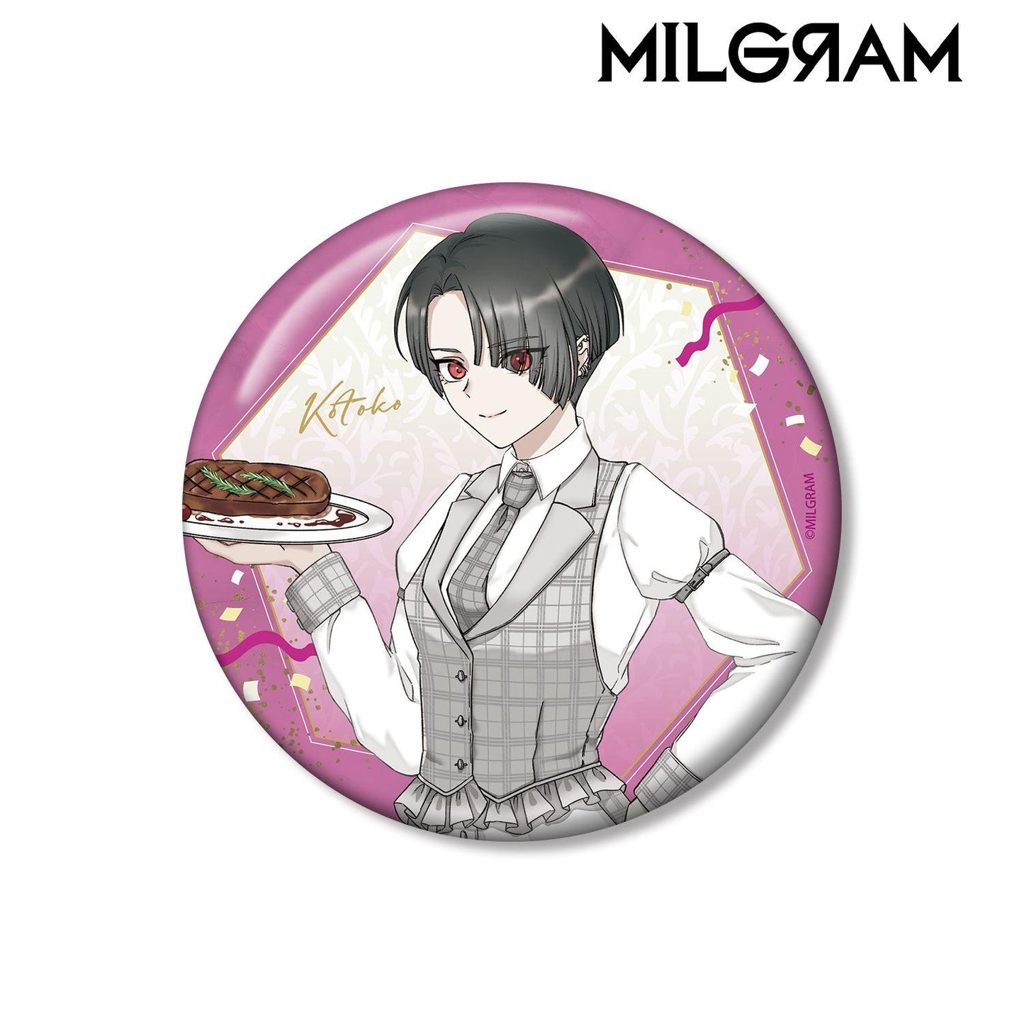 MILGRAM（MILGRAM） 原創繪製系列 コトコ 100mm徽章 6th Anniversary ver.