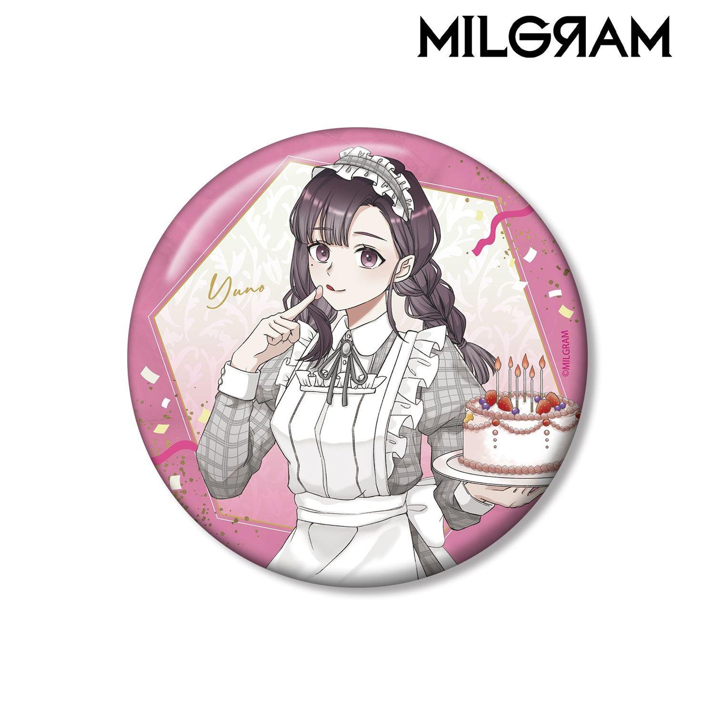 《MILGRAM》（MILGRAM） 全新繪製系列 ユノ 徽章 100mm 6th Anniversary ver.