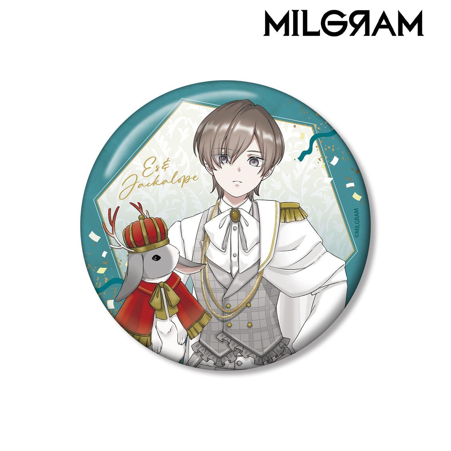 MILGRAM（彌爾格朗） 第6週年紀念版 エス＆ジャッカロープ 100mm徽章