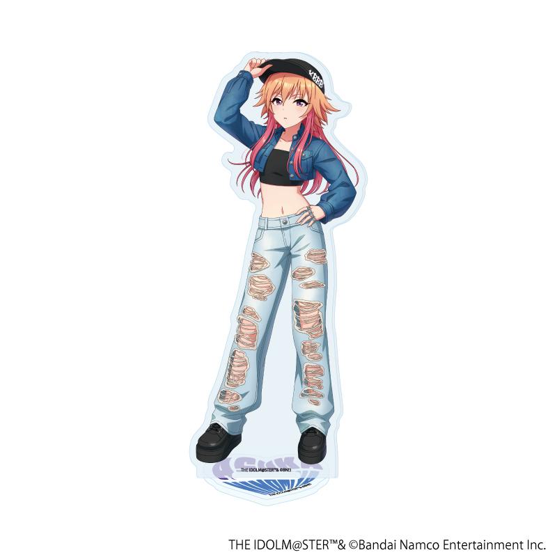 アイドルマスター シンデレラガールズ（偶像大師 灰姑娘女孩） 二宮飛鳥 亞克力立牌 款號52 デニム風衣裝ver.(描き下ろしイラスト)