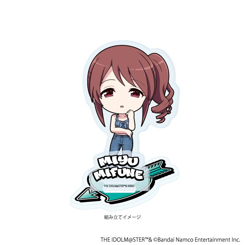 アイドルマスター シンデレラガールズ（偶像大師 灰姑娘女孩） 29 三船美優 亞克力立牌 牛仔風服裝ver. 迷你角色插畫款