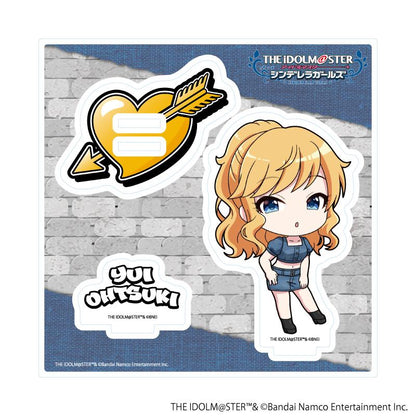 アイドルマスター シンデレラガールズ（偶像大師 灰姑娘女孩） 24 大槻唯 亞克力立牌 牛仔風造型ver. 迷你角色插畫款