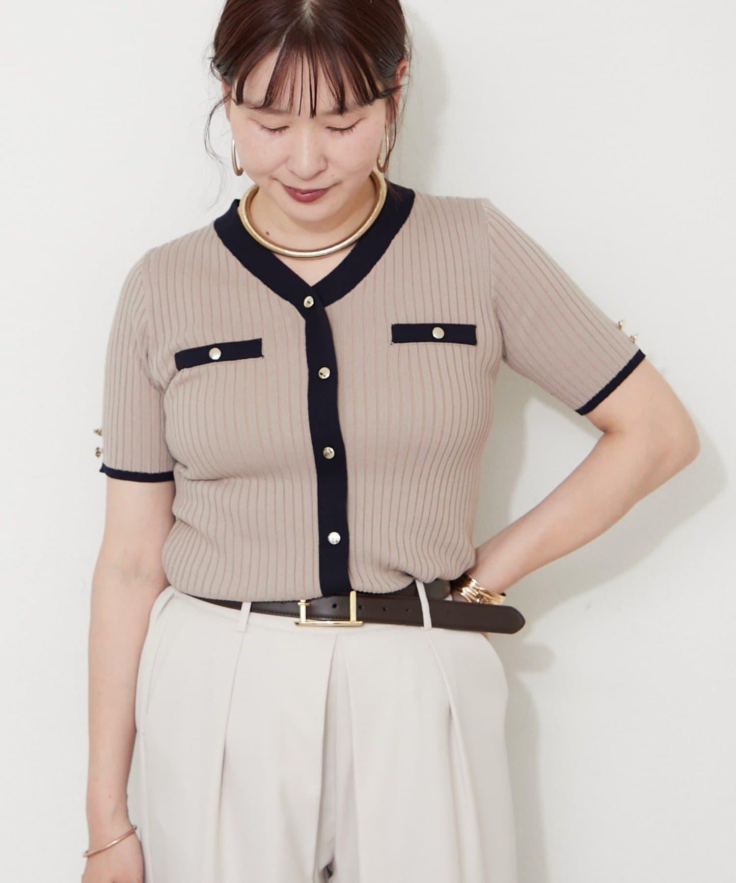 清涼可機洗套頭上衣（OUTLET限定）
