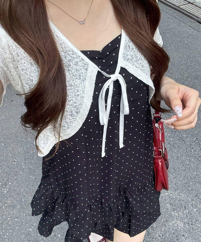 ANOTHER BRANCH 組合款 小披肩+層次連衣裙 套裝