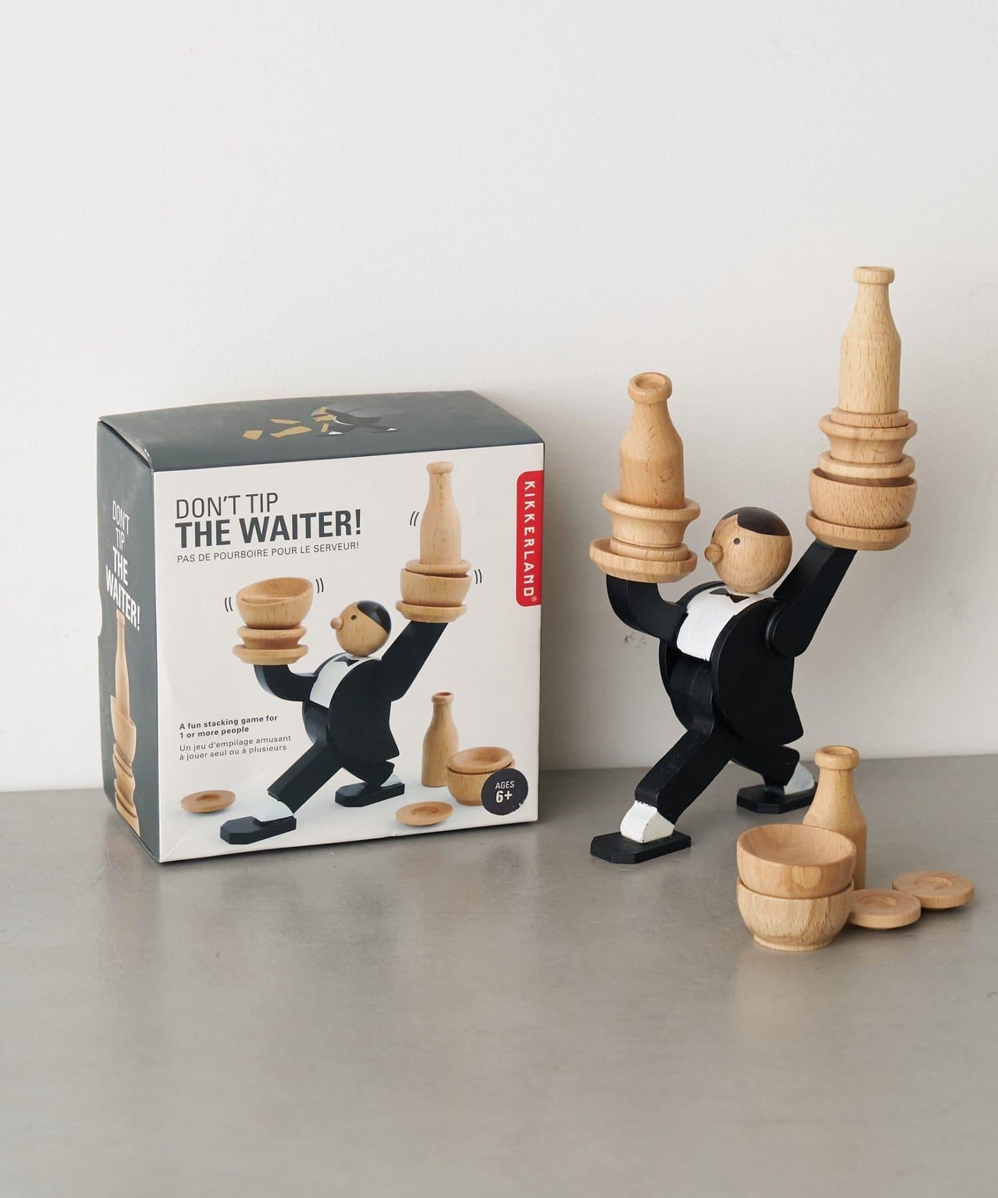 KIKKERLAND Don't Tip The Waiter Stacking Game 平衡疊放桌面遊戲