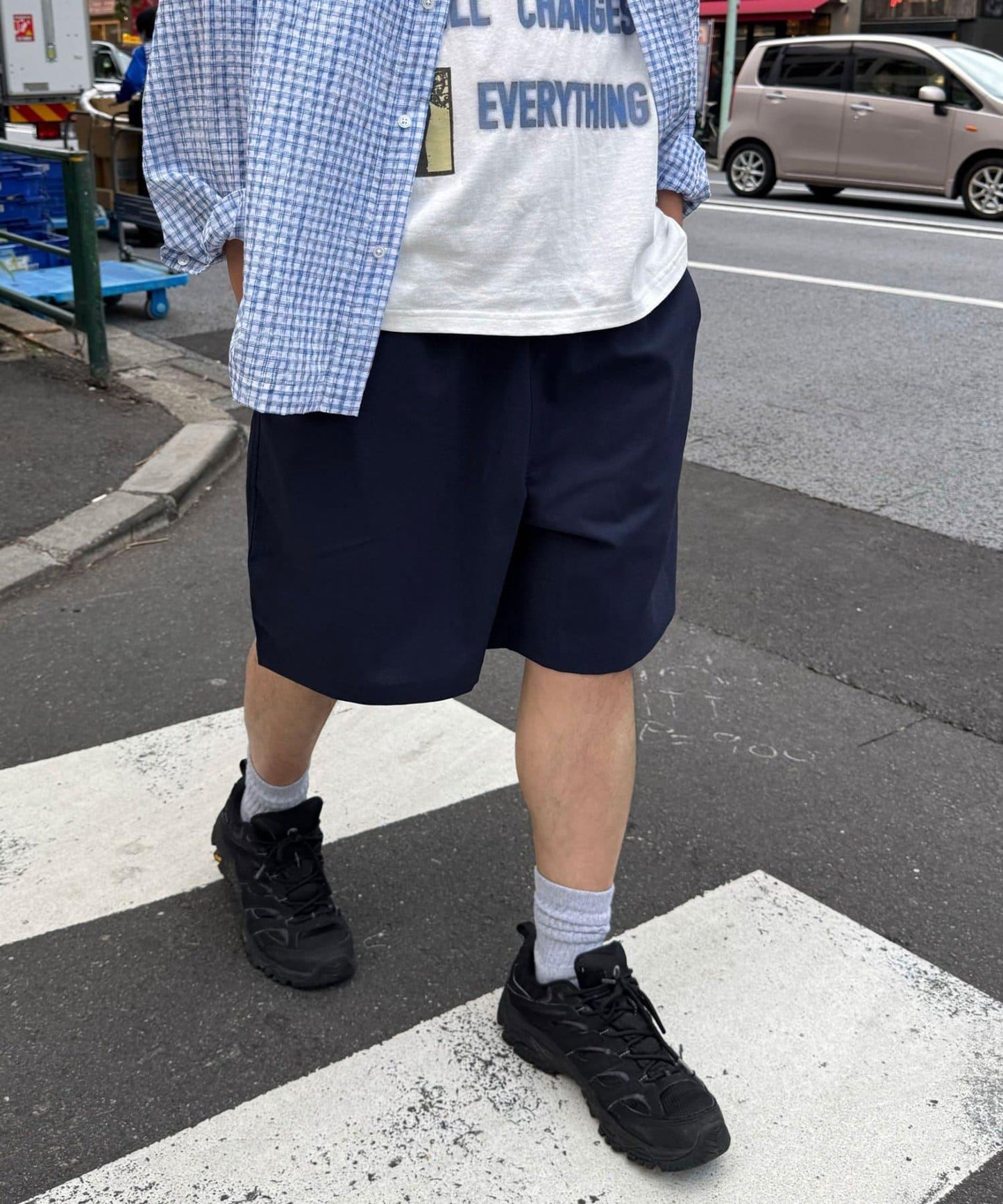 多功能休閒寬鬆短褲
