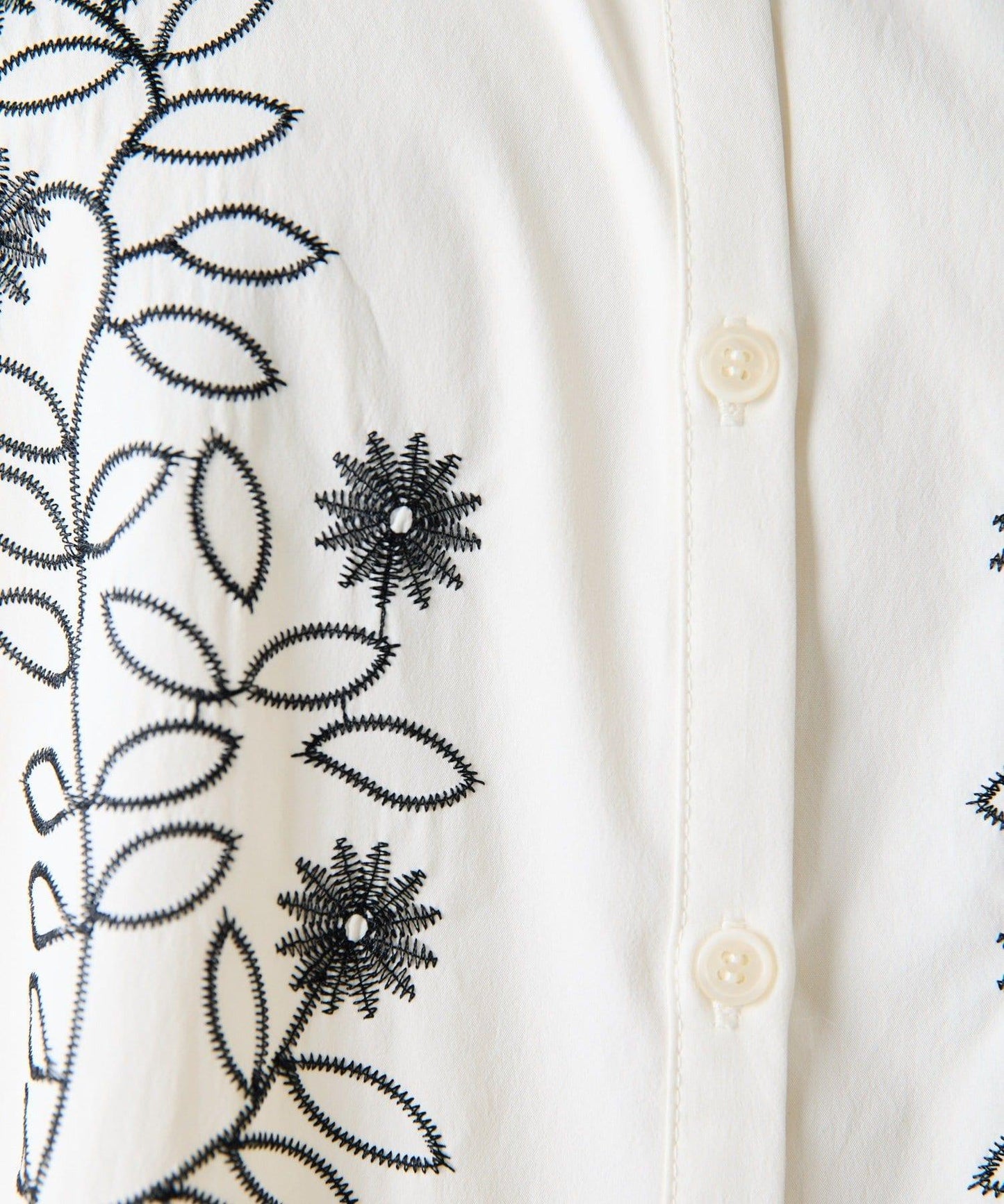 UV防護 吸水速幹 冰感 花卉刺繡 短袖襯衫 SUM1 STYLE
