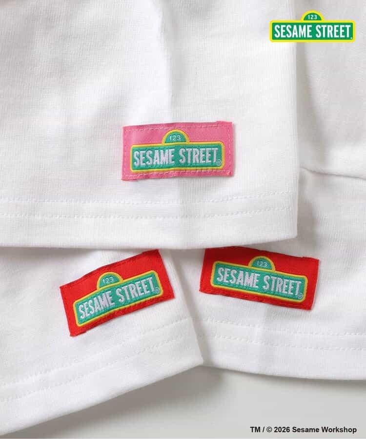 SESAME STREET（芝麻街） 拼色羅紋T恤