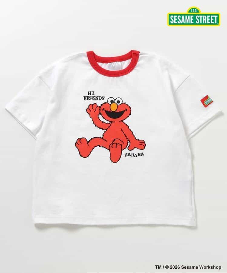 SESAME STREET（芝麻街） 拼色羅紋T恤
