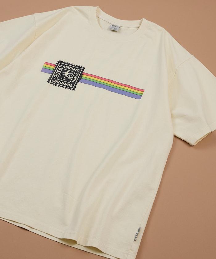 オーシャンパシフィック特別 HERITAGE TEE RAINBOW T恤