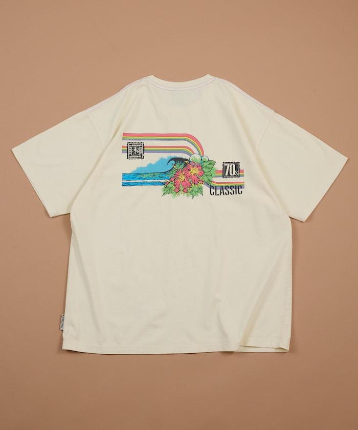 オーシャンパシフィック特別 HERITAGE TEE RAINBOW T恤