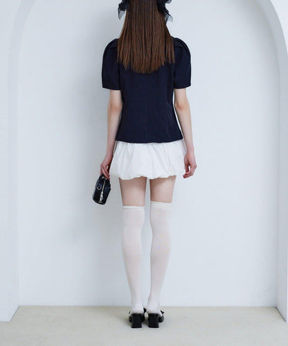 Seemi. 下襬蓬鬆外套連衣裙