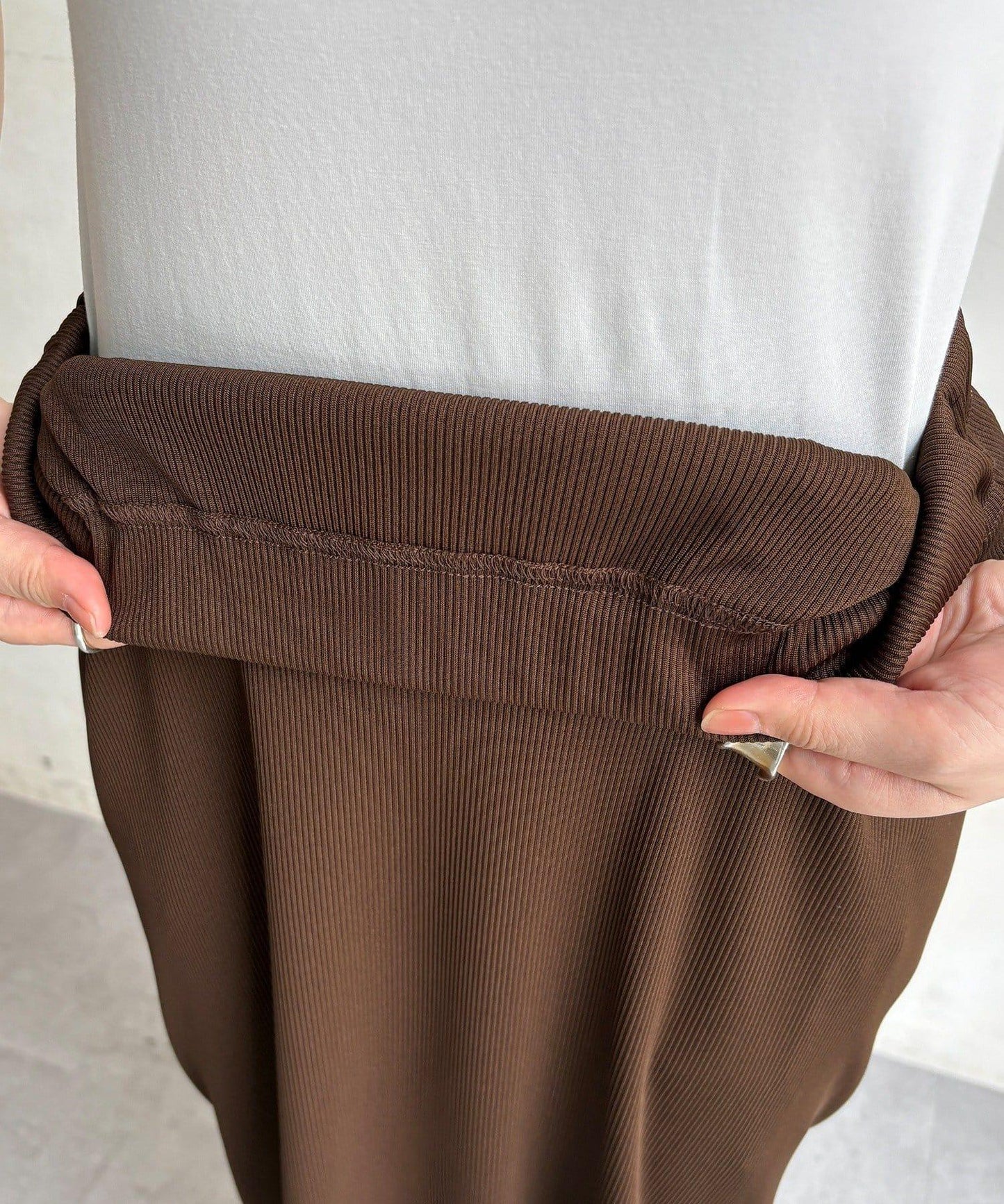 羅紋修身半身裙