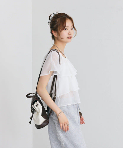 荷葉邊層疊設計襯衫