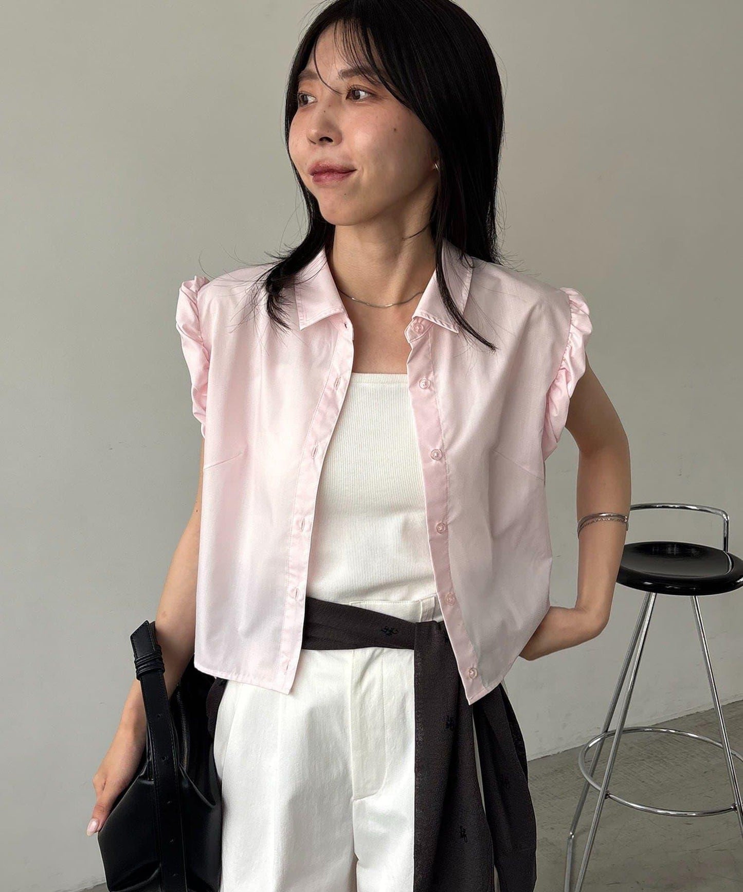 氣球裝飾無袖襯衫