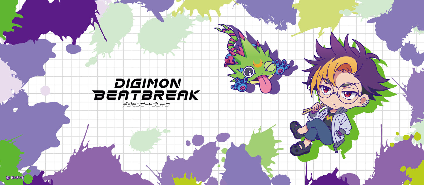 DIGIMON BEATBREAK（數碼寶貝BEATBREAK） トモロウ&ゲッコーモン 混紡毛巾