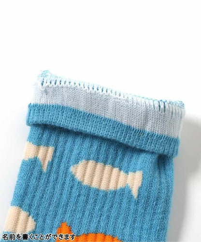 Logo魚圖案襪子