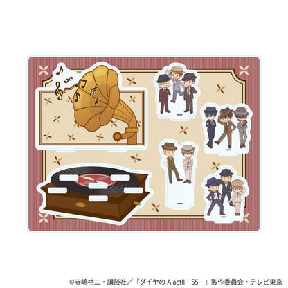 《鑽石王牌 actⅡ》 -Second Season- 03號 集合設計 復古插畫 亞克力場景擺件
