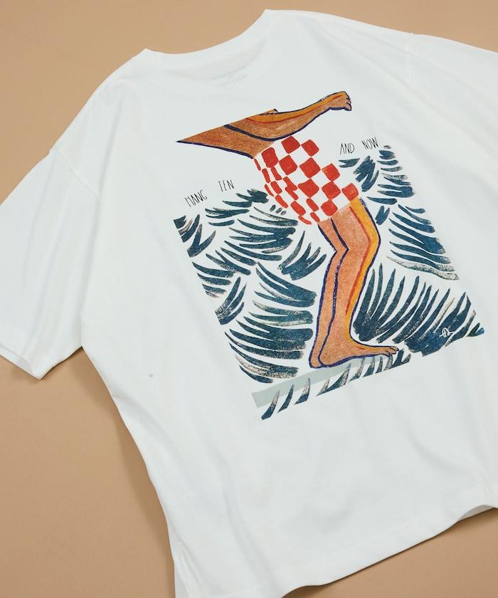 GREENROOM GALLERY × FREAK'S STORE 聯名 Fabian Lavater 圖案 短袖T恤 聯名款