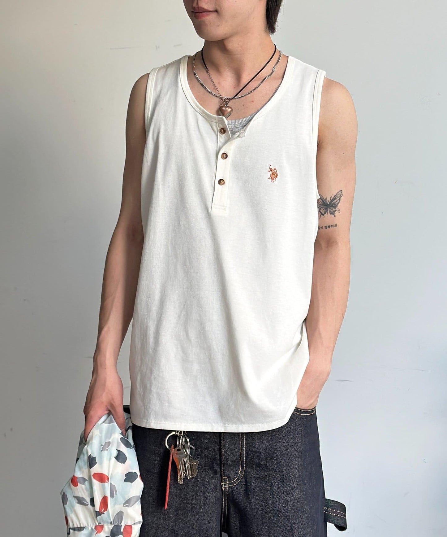 U.S. POLO ASSN. 亨利領背心