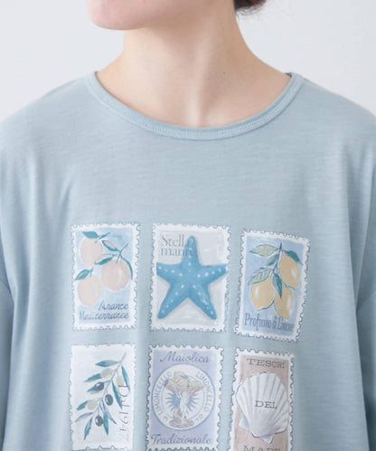 AMALFI 單點刺繡 多樣印花 T恤