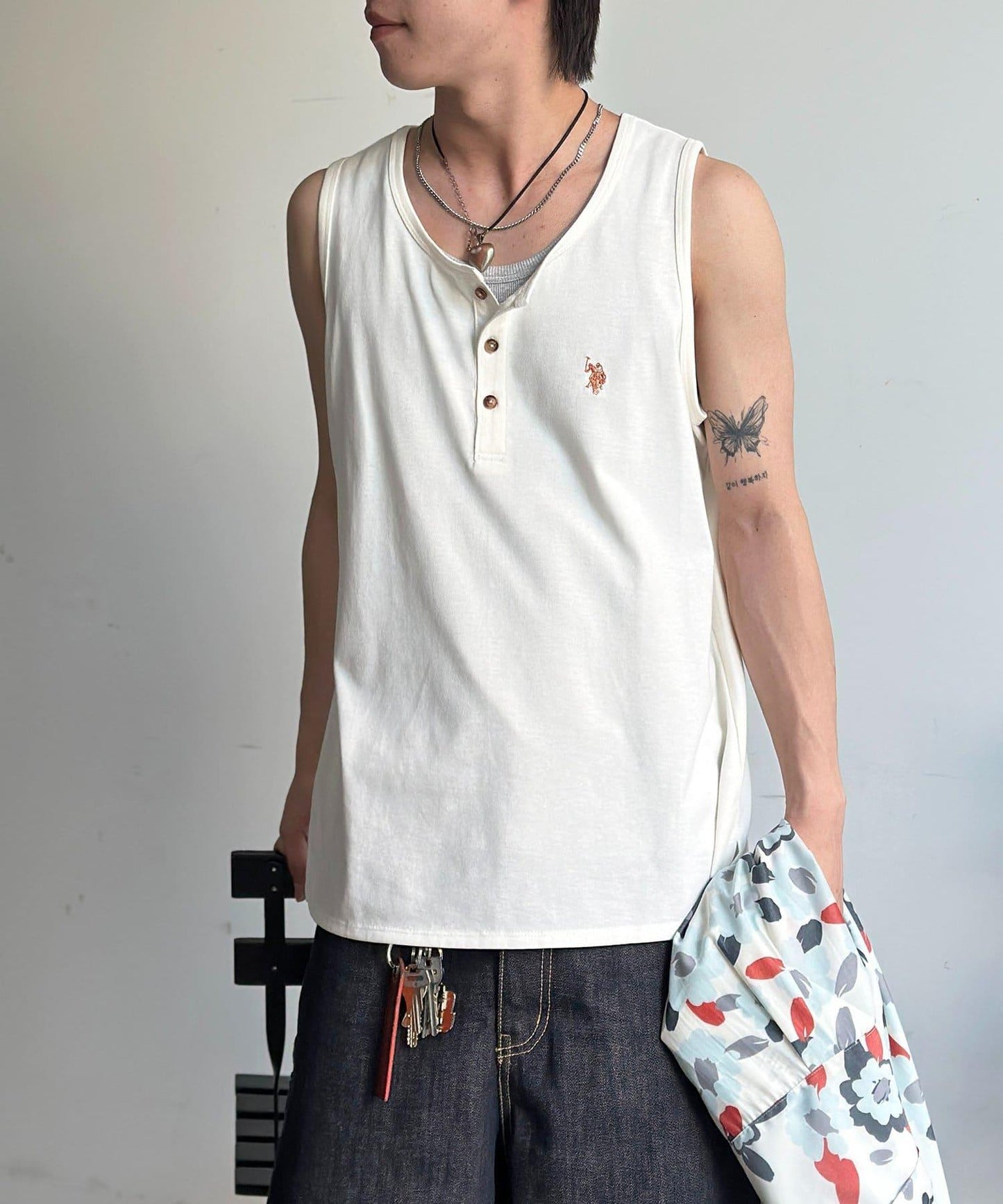 U.S. POLO ASSN. 亨利領背心