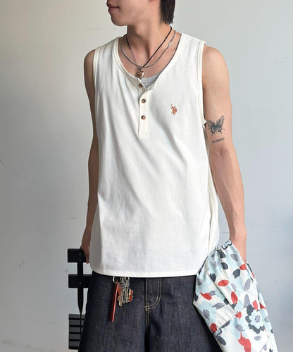 U.S. POLO ASSN. 亨利領背心