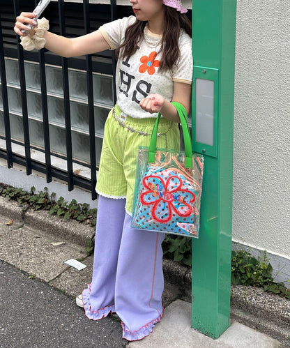 HELLO.SANFRANCISCO 波點束口袋內膽透明包