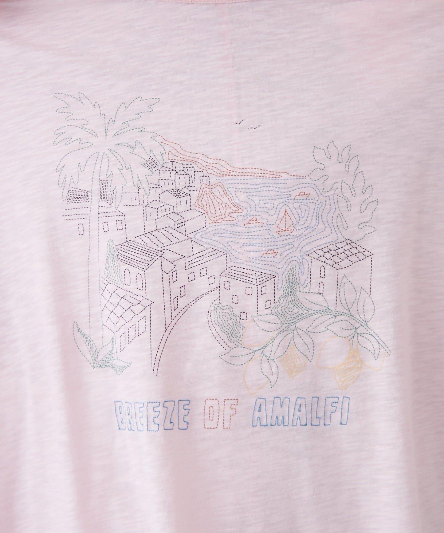 AMALFI 單點刺繡 多樣印花 T恤