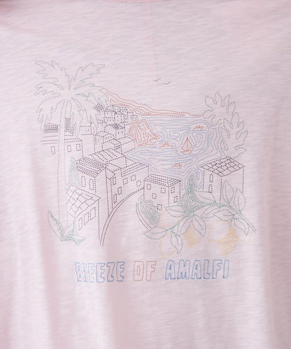 AMALFI 單點刺繡 多樣印花 T恤