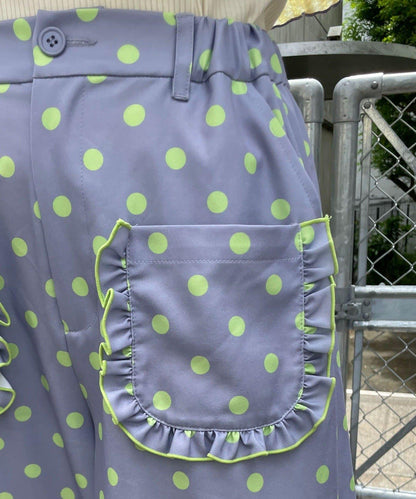 HELLO.SANFRANCISCO/ハローサンフランシスコ 波點 荷葉邊口袋 蓬鬆廓形 褲子