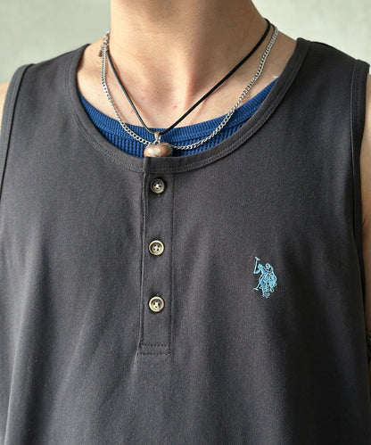 U.S. POLO ASSN. 亨利領背心