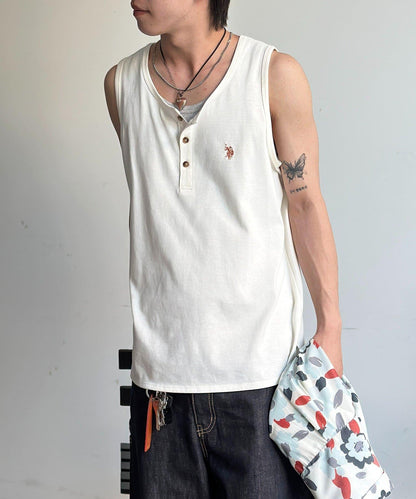 U.S. POLO ASSN. 亨利領背心