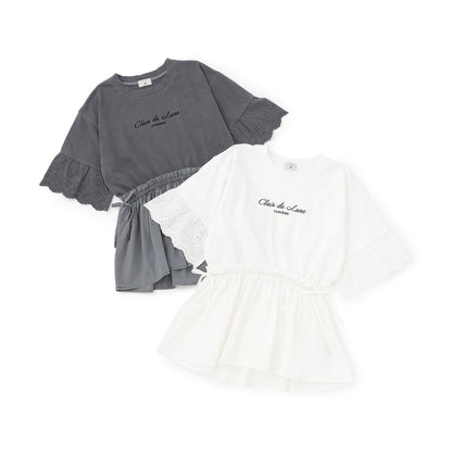 荷葉邊設計 彈力面料 上衣 Pullover【AMI】