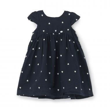 心形刺繡連衣裙