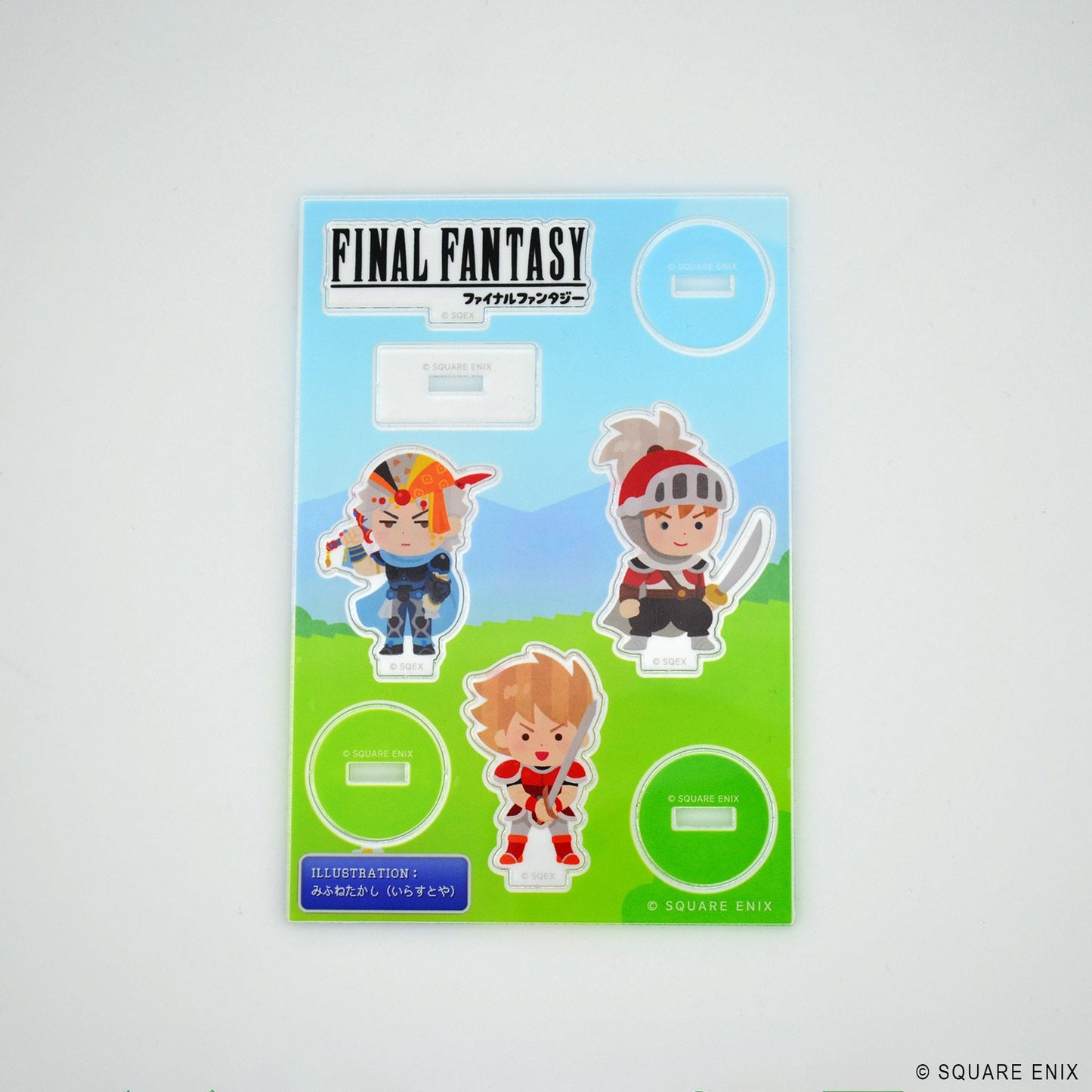ファイナルファンタジー ピクセルリマスター（最終幻想 像素復刻） みふねたかし(いらすとや)新繪系列 第一彈 亞克力立牌