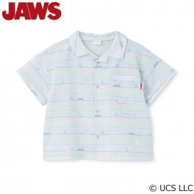 JAWS（大白鯊） 泡泡紗全面印花短袖襯衫