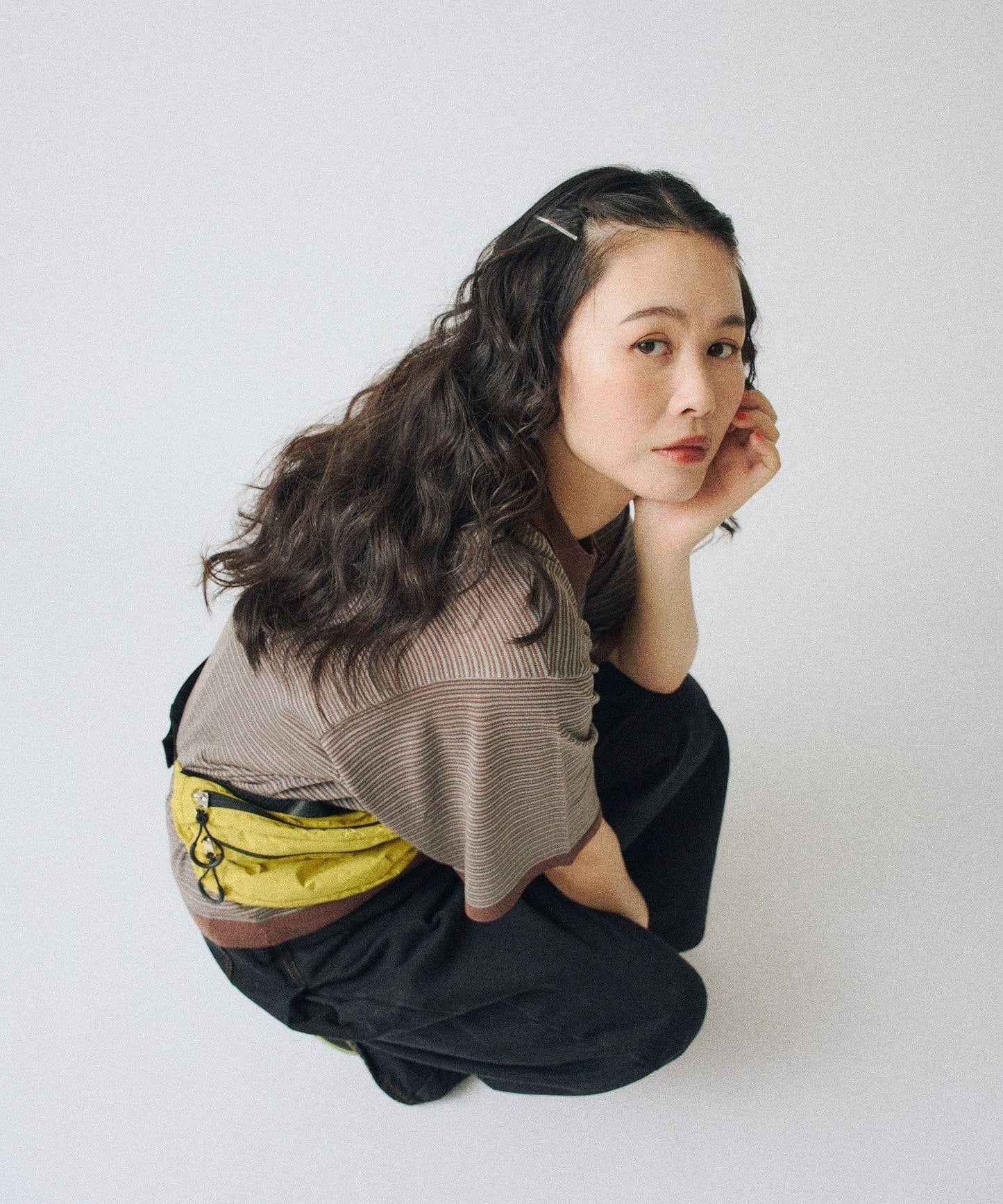 WHIMSIC 條紋針織POLO衫