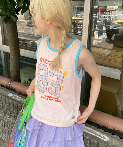 波紋羅紋 H.Sロゴ印花 背心