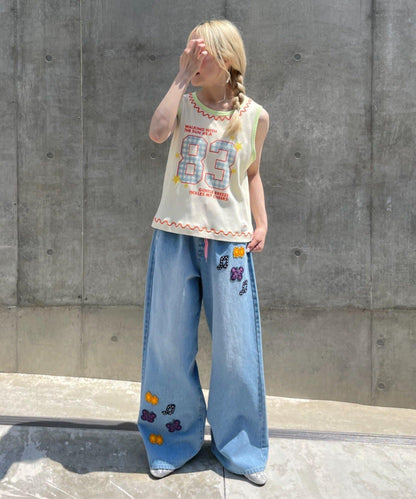 波紋羅紋 H.Sロゴ印花 背心
