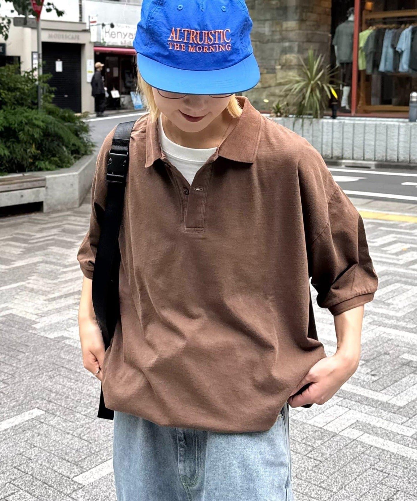 顏料染網眼POLO衫