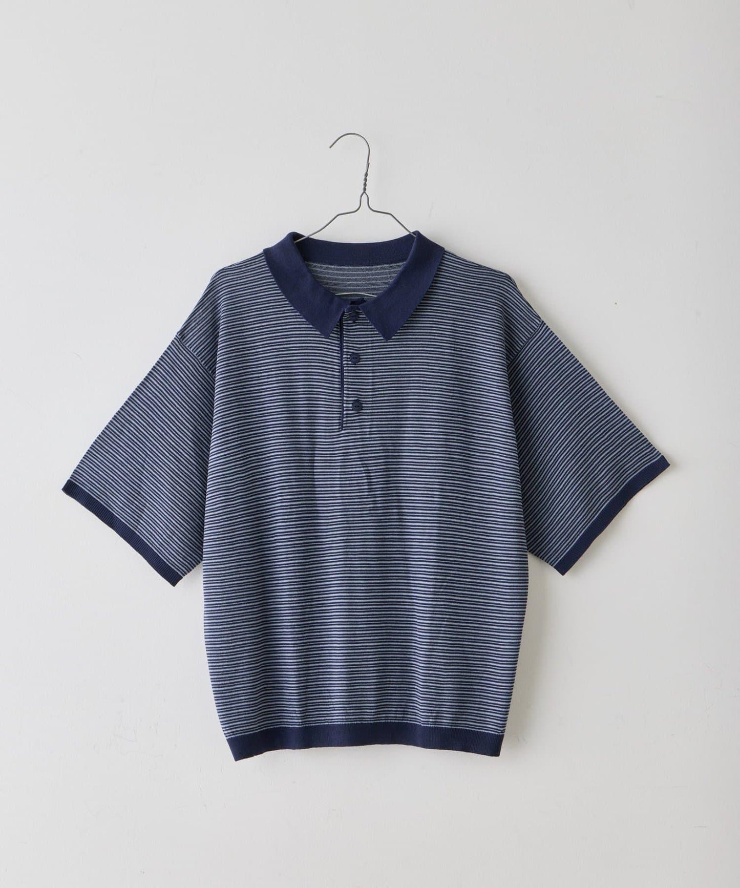WHIMSIC 條紋針織POLO衫