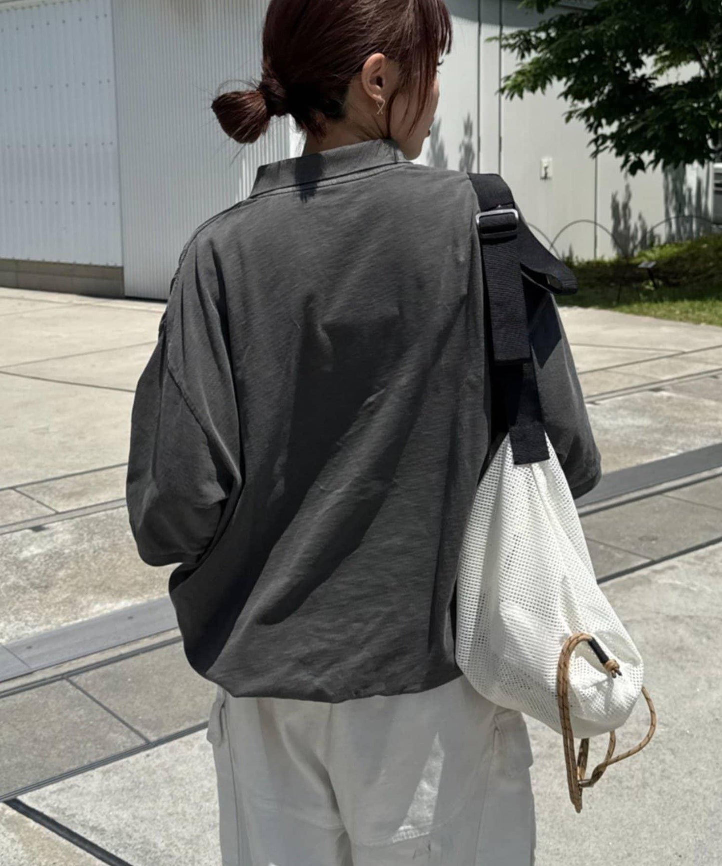顏料染網眼POLO衫