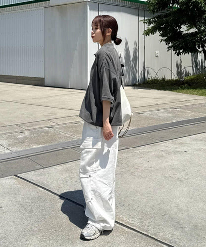 顏料染網眼POLO衫