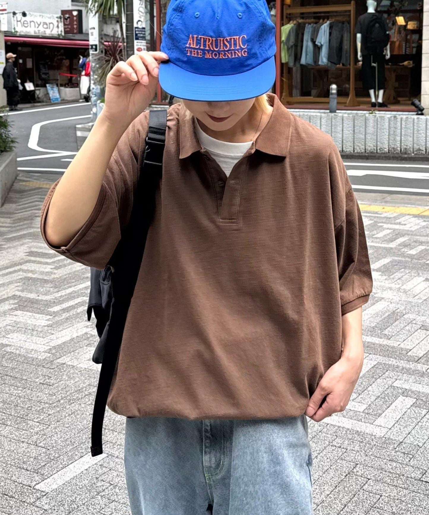 顏料染網眼POLO衫