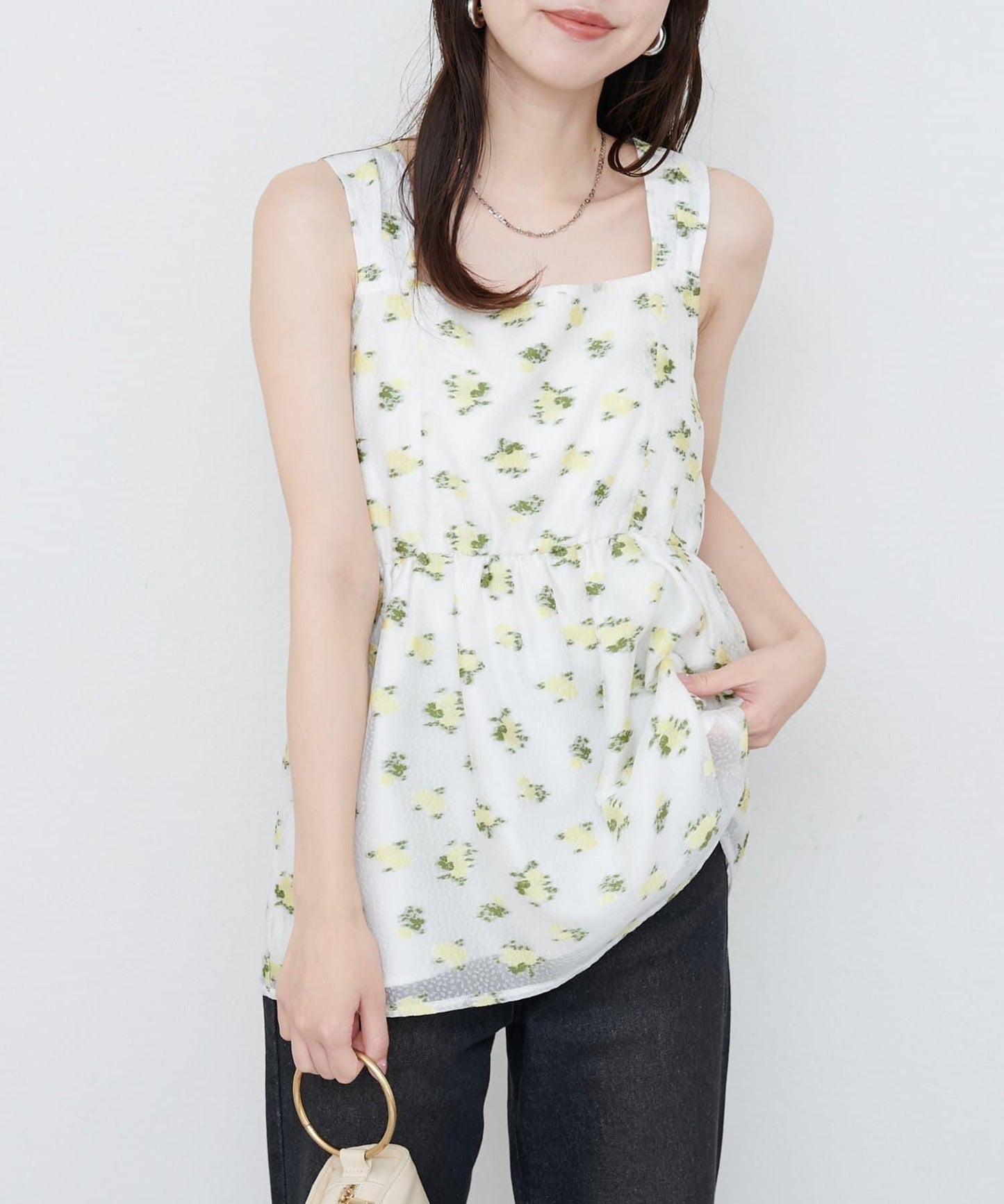 natural couture 提花上衣