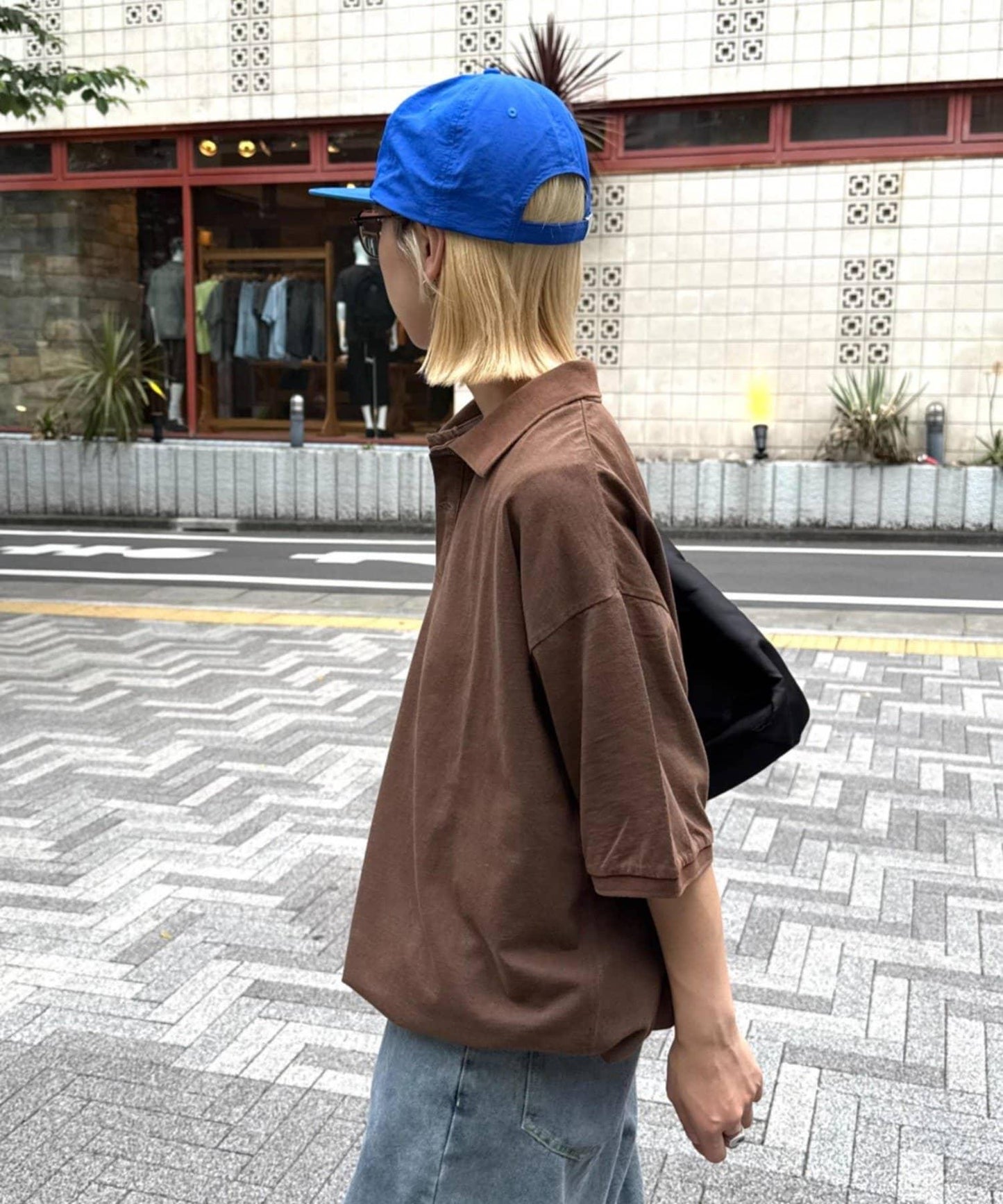 顏料染網眼POLO衫