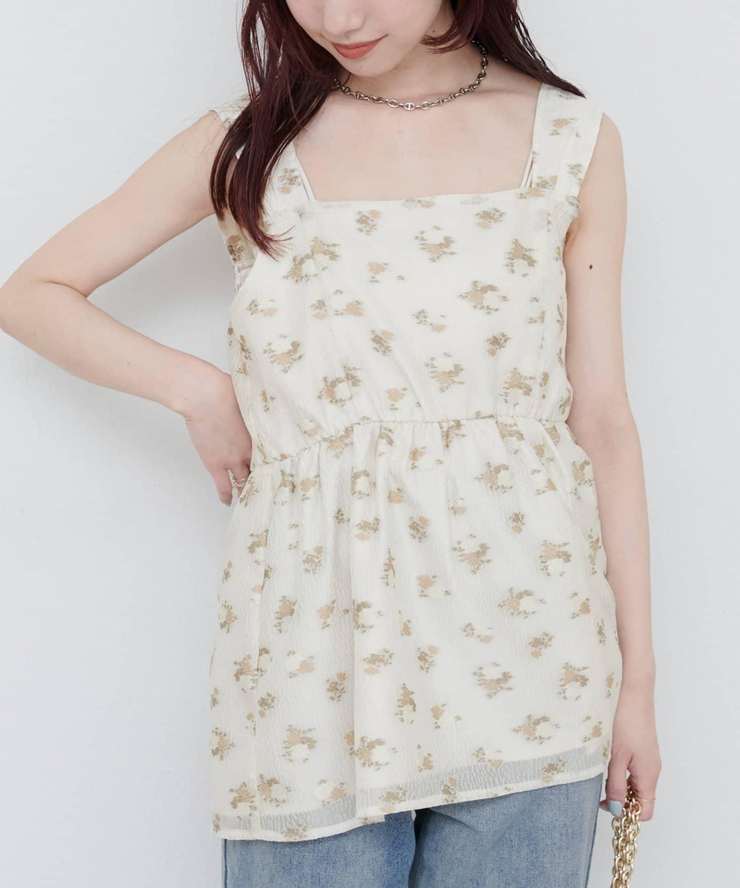 natural couture 提花上衣